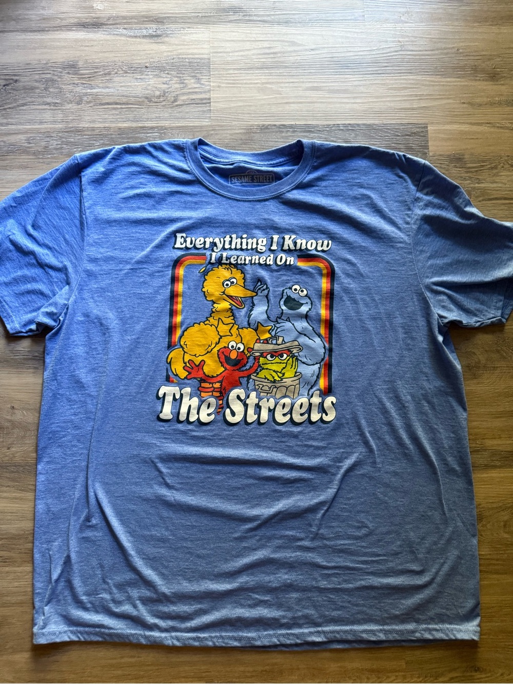 Sesame Street Blue Graphic Tee - 2X